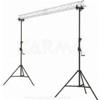 stand traliccio psl triangolare 2 stand elevatori e traliccio triangolare completo di n.4 ganci  portata max distribuita 120kg e portata max concentrata 40kg, altezza massima parte superiore traliccio 265 cm
